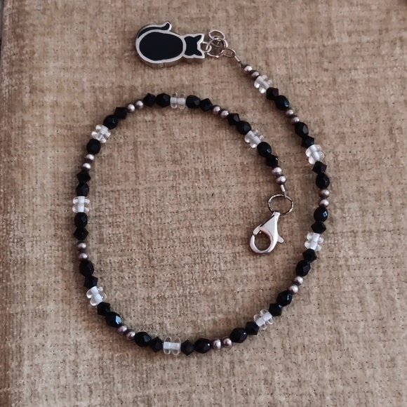 Kitty Cat Charm Ankle Bracelet - Picture 5 of 5